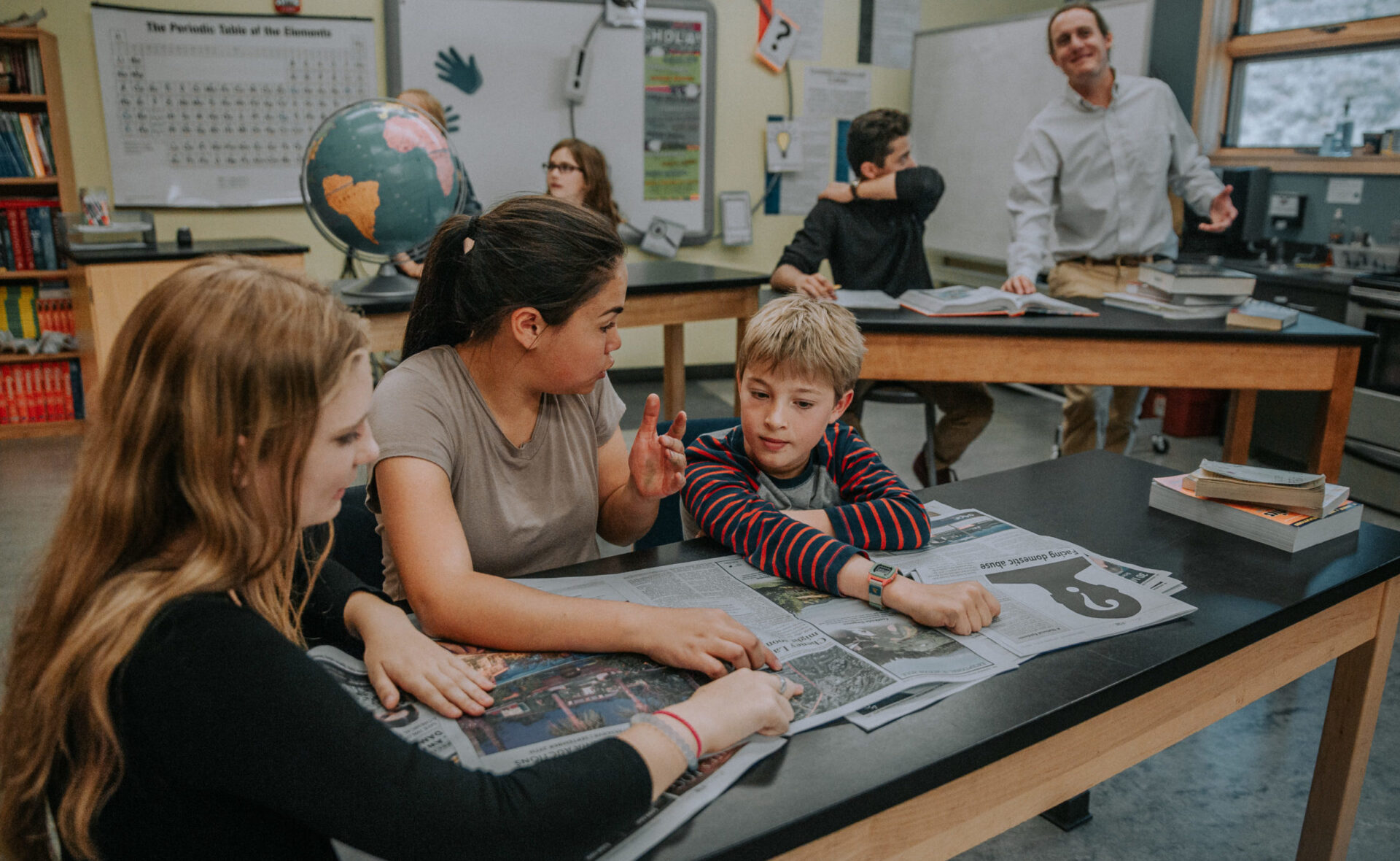 Havlovic turns classrooms into work zone